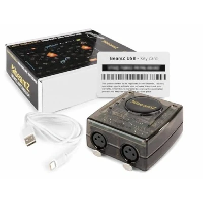 Imagen de BeamZ Light Rider/ESA2 DMX i nterfaz USB para control de luces, WiFi, PC/portátil/tableta, 1024 canales en directo y 12 automáticos, Windows Mac OS, USB, DJs, LJs locales fiestas