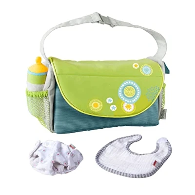 Imagen de HABA 306516 Bolso Cambiador de Verano para muñecas a Partir 1,5 años