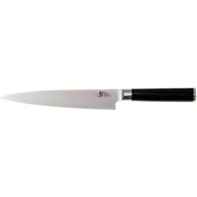 Imagen de KAI Shun Classic cuchillo de filetear japonés flexible 18 cm longitud hoja acero AUS 8A mango madera Pakka Hecho en Japón forjado