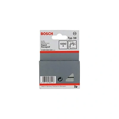 Imagen de Bosch 2 609 200 240 Grapa de alambre fino tipo 59 10,6 x 0,72 8 mm (pack 1000)