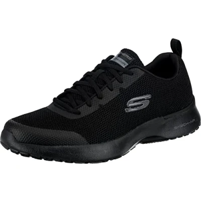 Imagen de Skechers SKECH AIR DYNAMIGHT WINLY, Zapatillas de gimnasia Hombre, Black Knit Synthetic Trim, 45 EU
