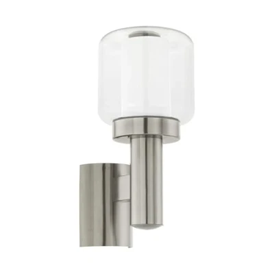 Imagen de Eglo POLIENTO, Acero Inoxidable, Inoxidable plástico y Cristal, Edelstahl/Klar/Weiß, 15 x 19,5 32,5 cm 240volts