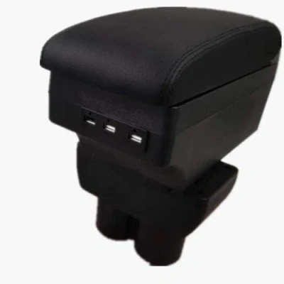 Imagen de ZHAOOP reposabrazos ， para VW Volkswagen TOURAN Caddy 2004 2019 Coche Modificación de la Caja del DIY Instalación Manual 2015 2016 2017 2018 A1_Style_Black_Line