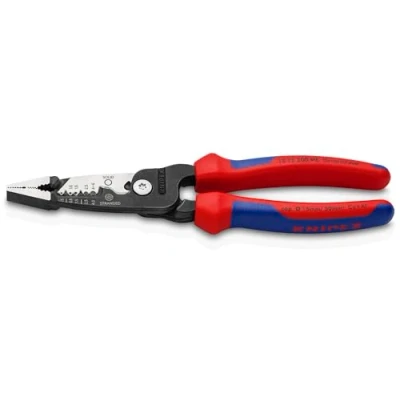 Imagen de KNIPEX 13 72 200 ME WireStripper modelo métrico con fundas multicomponentes negro atramentado mm