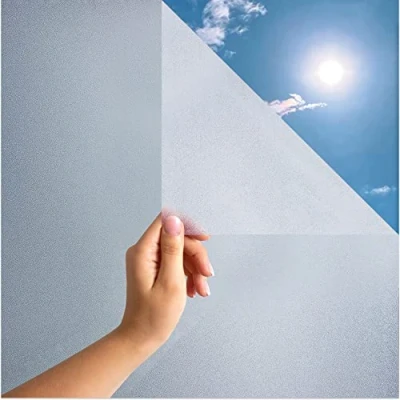 Imagen de MARAPON® Vinilo Opaco para Ventanas con Anti UV, Autoadhesivo Estático [60x200 cm] Incluye Libro Electrónico Consejos Profesionales.