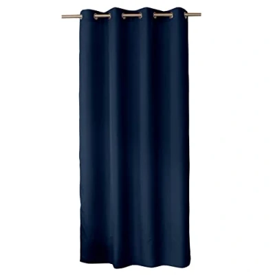 Imagen de ED ENJOY HOME Basic Cortina Decorativa, Poliéster, Azul Marino, 140 x 240cm