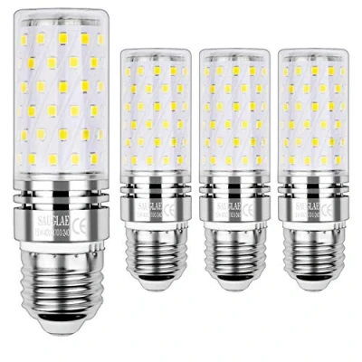 Imagen de SAUGLAE E27 Bombilla de Maíz LED 15W, 4000K Blanco Neutro, 120W Incandescente Bombillas Equivalentes, 1700Lm, Edison Tornillo LED, 4 Pack