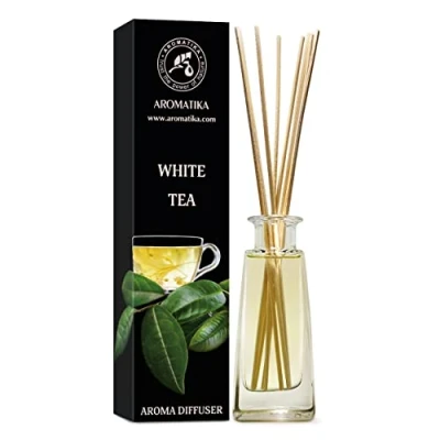 Imagen de Difusor de Aroma Té Blanco 100 ml Fragancia Habitación &amp; Hogar Ambientador Perfumado Regalo Aromaterapia SPA Oficina Club Restaurante Boutique