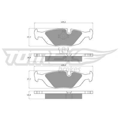 Imagen de Juego de pastillas TOMEX Brakes TX 11 30