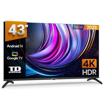 Imagen de Televisor smart tv 43 pulgadas td systems prime43c21gle