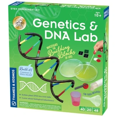 Imagen de Thames &amp; Kosmos, 665007, Genetics DNA Lab, Learn About Biological Inheritance, Isolate Plant in A Test Tube, 20 Experiments, Ages 10+