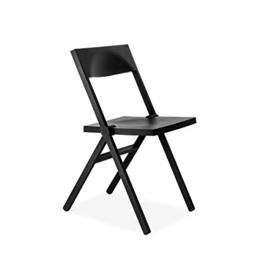 Imagen de Alessi Piana ASPN9017 Silla Plegable de Design, Polipropileno Reforzado con Fibra Vidrio, Negra