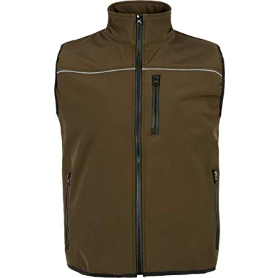 Imagen de Work Team Chaleco Softshell Aire Libre Liso Hombre Marrã3n M