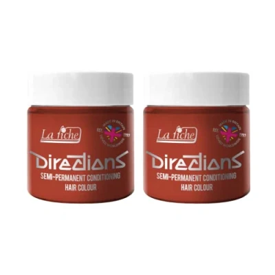 Imagen de 2 x La Riche Directions Semi Permanent Hair Color Bote de 100 ml (Flame)