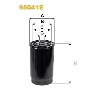 Imagen de WIX FILTERS 95041E Filtro Combustible enroscable DAF: LF 55, 45, IVECO: EuroCargo I III, NISSAN: ATLEON
