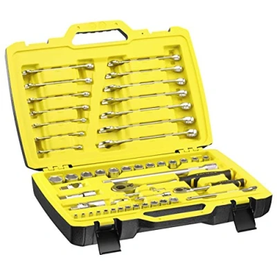 Imagen de STANLEY FATMAX FMMT82827 1 Juego de Vasos 1/4&quot; + 1/2&quot; 49, multicolor, 50 Pièces