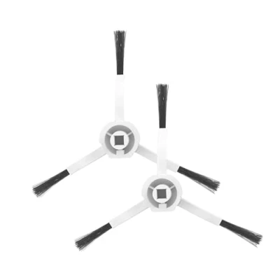 Imagen de Dreame Par de cepillos laterales repuesto para D9,F9,L10 Pro,D10 Plus,D10s,D9 Plus,D9 max,F9 Pro,Forma helicoidal eliminar la suciedad las esquinas y bordes habitaciones