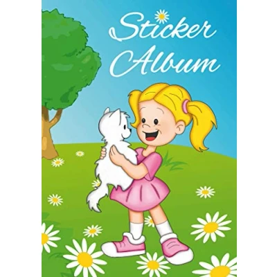 Imagen de HERMA 15418 Álbum de pegatinas DIN A5, en blanco, con diseño mejores amigos (16 páginas, papel especial revestido), para coleccionar, 1 unidad, niñas