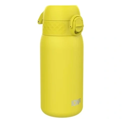 Imagen de Ion8 Botella Termica de Agua Acero Inoxidable para Niños, 320ml, a Prueba Fugas, Fácil Abrir, Cerradura Segura, Aptas Lavavajillas, Asa Transporte, Limpiar, Amarillo
