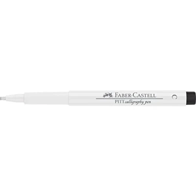 Imagen de Faber Castell 167501 Rotuladores Pitt artist pen blancos. Color blanco, Trazo C Calligraphy. 1 unidades.