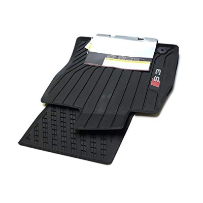 Imagen de Audi 8Y1061221A041 Alfombrillas de Goma para Todas Las Condiciones climáticas, 2 Delanteras, con Texto S3