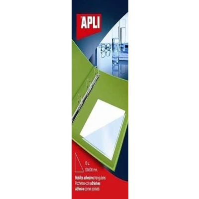 Imagen de APLI 2590 Bolsillos adhesivos triangulares 170 x mm 6 u.