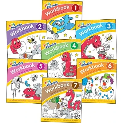 Imagen de Jolly Phonics Workbooks 1 7 : In Precursive Letters (british English E