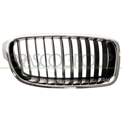 Imagen de PRASCO Premium BM0282003 Parrilla derecha cromado negro BMW: 3 Berlina