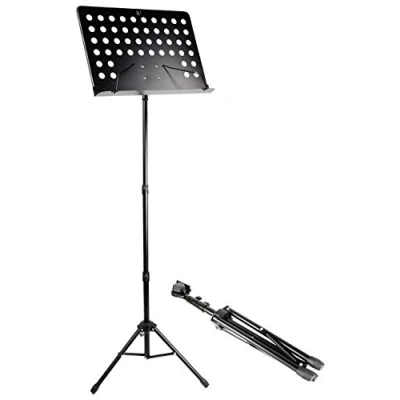 Imagen de Windsor Soporte de música para orquesta, partituras, totalmente ajustable, color Negro