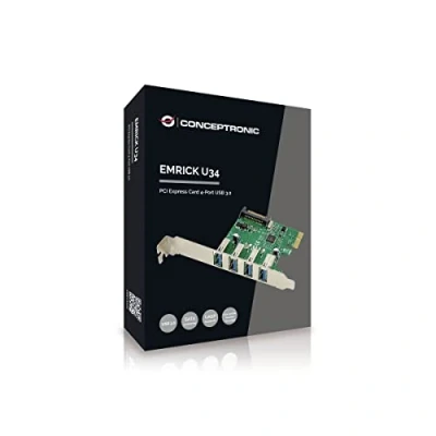Imagen de Conceptronic Emrick U34 Tarjeta PCI Express de 4 Puertos USB 3.0