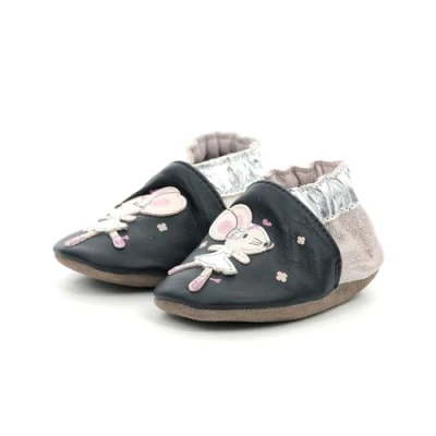 Imagen de Robeez Dancing Mouse, Zapatillas para niña, azul marino rosa., 28/29 EU