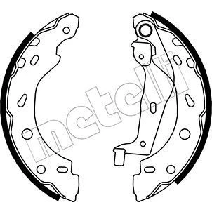 Imagen de Kit de zapatas METELLI 53 0237