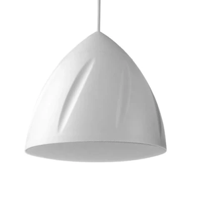 Imagen de Power Dynamics PDS40W Altavoz de Techo suspendido Colgante 100V / 8 Ohm 2 vías 5,25&quot; Sistema megafonía para música Fondo instalación en Tiendas, almacenes, restaurantes y oficinas. Blanco