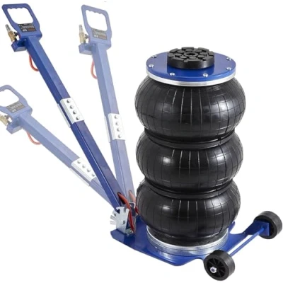 Imagen de VEVOR Gato Neumático Carga de 3T Elevación 140 450 mm Aire para Coche 0,8 1,0 MPa con 3 Cojines Mango Ajustable Elevador Rápido Reparación Mantenimiento SUV Taller Garaje