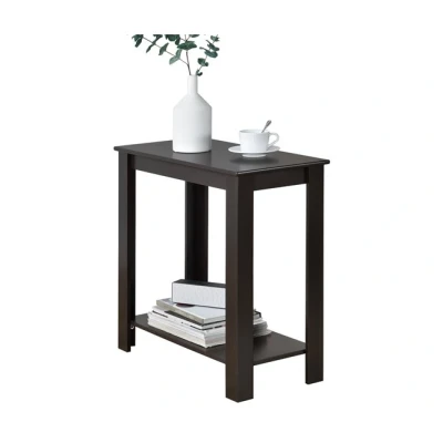 Imagen de Mesa de Centro Chur 61,3 x 60 30 cm Salón Auxiliar con Estante Inferior para Almacenar café o Té Color