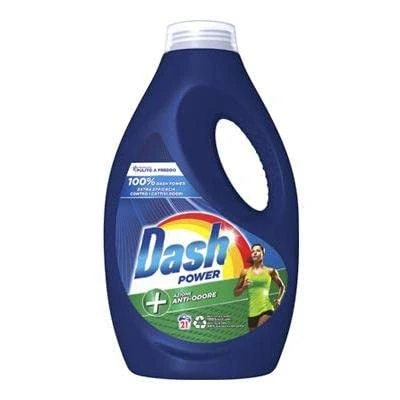 Imagen de Dash Power Detergente líquido para lavadora, acción antiolor, 1050 ml