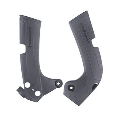 Imagen de POLISPORT 8466400003 Juego de protectores chasis fabricados en plástico duradero y resistente a los impactos compatible con motocicletas Honda color nardo gris