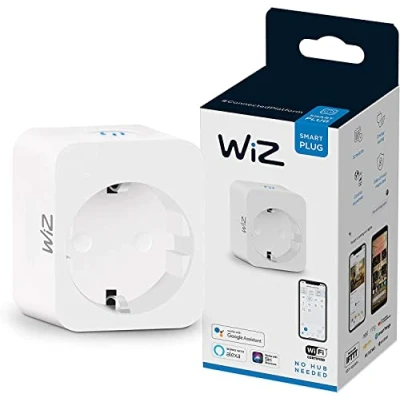 Imagen de Enchufe inteligente WiZ, Wi Fi, Controla con App, Tecnología SpaceSense, Compatible Alexa y Google Home