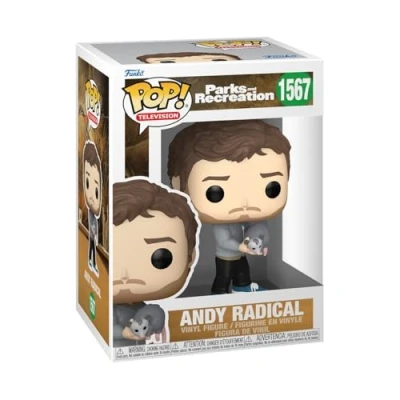 Imagen de Funko Pop! TV: P&amp;R 15th Andy Radical Parks and Recreation Figura de Vinilo Coleccionable Idea Regalo Mercancia Oficial Juguetes para Niños y Adultos TV Fans