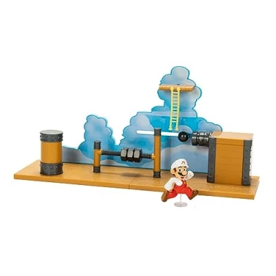 Imagen de Super Mario Nintendo Playset Aeronave con Figuras Exclusivas y Accesorios Juguete Niños 3 Años +