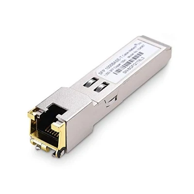Imagen de Cable Matters Transceptor Modular Ethernet de Cobre 1000BASE T Gigabit SFP a RJ45 para Equipos Cisco, Ubiquiti, TP Link, Huawei, Mikrotik, Netgear y Supermicro