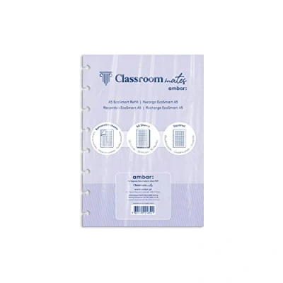 Imagen de Recambio EcoSmart A5 50Hojas 100G ClassroomMates Cuadrícula 5mm