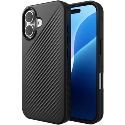 Imagen de ZAGG Luxe Snap Grafeno Magnético Back Cover Negro Apple iPhone 16
