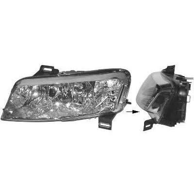Imagen de VAN WEZEL 1625961 Faros izquierda H7/H1/H1 blanco para circulación por la derecha sin servomotor reg. alcance luces PX26d FIAT: Stilo Hatchback