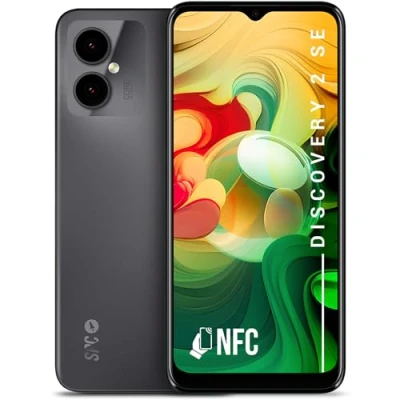 Imagen de SPC Discovery 2 SE Smartphone de 4+64GB con Pantalla 6.5 HD+, NFC, desbloqueo Facial y por Huella, 4G, Doble cámara 13+2MP, batería 4500 mAh Carga inversa Android 13 Color Dark Matter