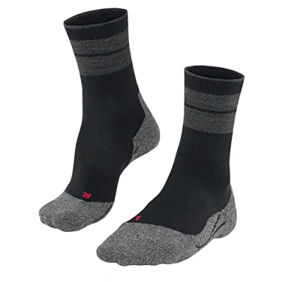 Imagen de FALKE TK Stabilizing M SO lana hilo funcional anti ampollas gruesa 1 par, Calcetines para senderismo Hombre, Negro (Black 3003), 42 43