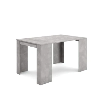 Imagen de Skraut Home Mesa Consola de Comedor Extensible hasta 140 cm, Color Cemento, Dimensiones Cerrada: 90x50x78 cm.
