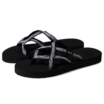 Imagen de Teva Olowahu Sandalias de senderismo, Mujer, Talla: 39, Palms black/white Zapatos