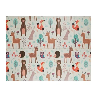 Imagen de Relaxdays Alfombra Juegos Niños Animales, Libre Sustancias Nocivas, 1x195x150 cm, Gomaespuma XPE, Colchoneta, Colorida, 1 Unidad