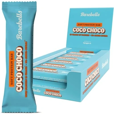 Imagen de Barebells Barrita de proteínas Blanda (12x55g) Barritas gourmet Chocolate con coco